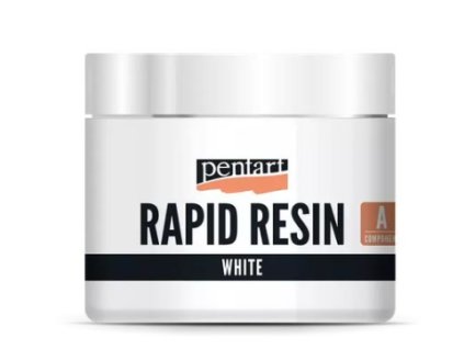 Pentart pryskyřice Rapid resin 1:1 set 150 ml white