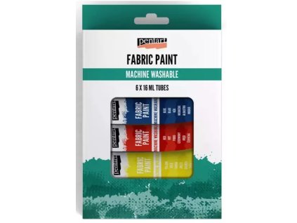 Pentart - sada barev v tubě na textil 6 x 16 ml