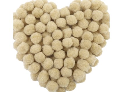 pom pom světle béžová