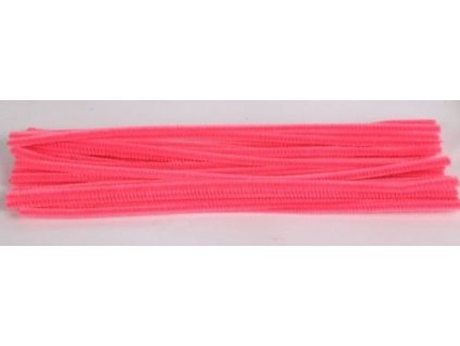 Pentart - žinylkový plisovaný drát, 10 ks, růžová