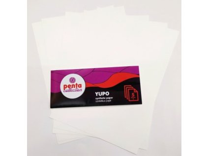 Pentart - YUPO syntetický papír A4 - 5ks