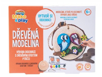 MODELO Dřevěná modelína- ptáčci