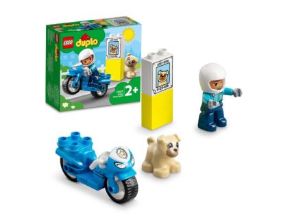 Lego duplo policejní motorka