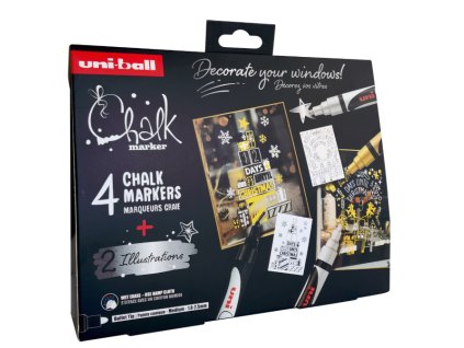 UNI PWE-5M vánoční dekorační sada - Nordic, 1,8 - 2,5 mm, mix barev