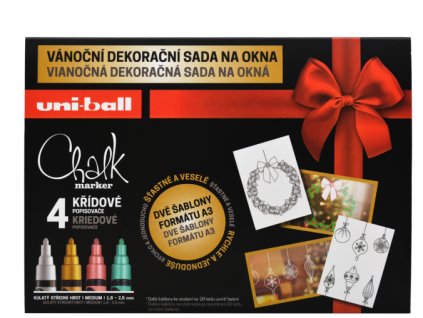 UNI PWE-5M vánoční dekorační sada - Traditional, 1,8 - 2,5 mm, mix barev