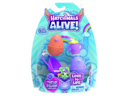 Hatchimals hrací set s kočárkem pro zvířátka