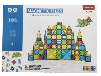 Magnetická stavebnice 115 ks