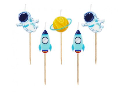 Godan - Dortové svíčky vesmír 5 ks