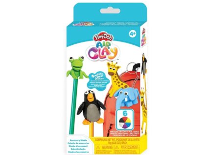 PLAY-DOH AIR CLAY modelína - STARTER SET - výroba klíčenek