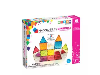Magna-Tiles - Magnetická stavebnice Stardust 15 dílů