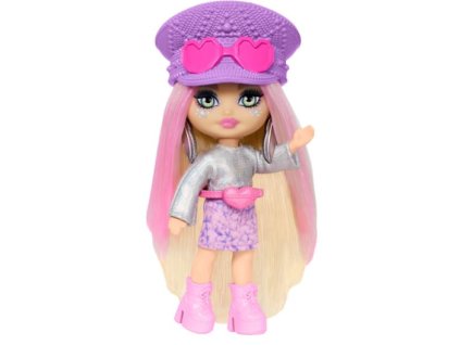 BARBIE® Extra Mini Minis - panenka s růžovými vlasy