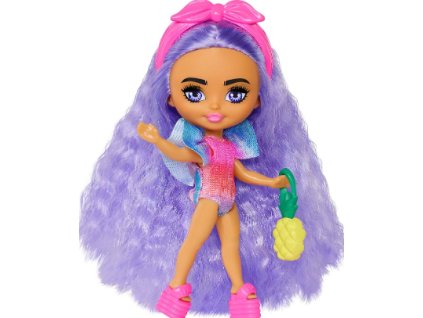 BARBIE® Extra Mini Minis - panenka s fialovými vlasy