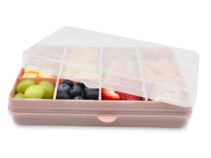 Snackle Box krabička na svačinu 1368 ml - růžová