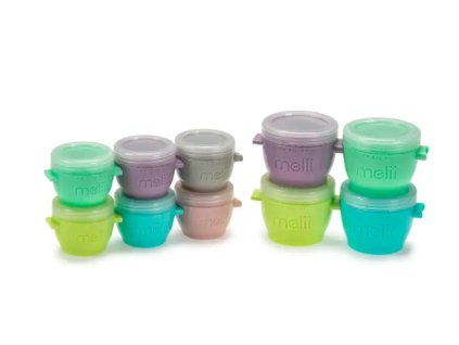 Melii Snap & Go kelímky na potraviny 10 ks