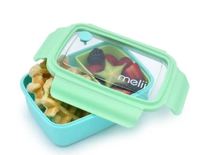 Melli Bento box 880 ml modrý