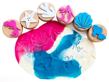 ChilGen - Dřevěná razítka Mořská panna