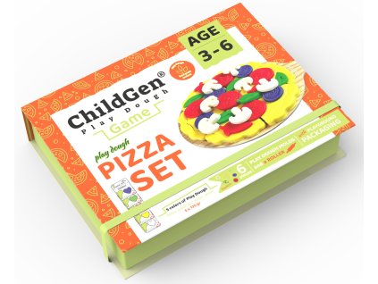 ChildGen - Přírodní modelína - sada na pizzu