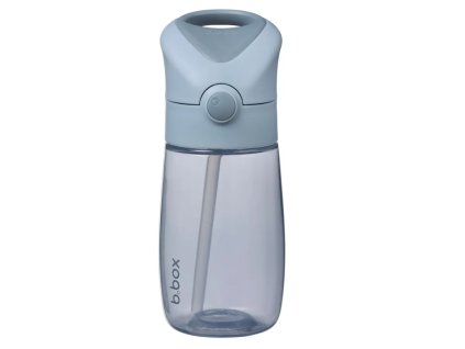 b.box - Láhev na pití s brčkem Junior 380 ml - chill out