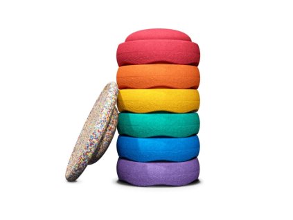 Stapelstein - Original rainbow Set classic - balanční kameny 7ks
