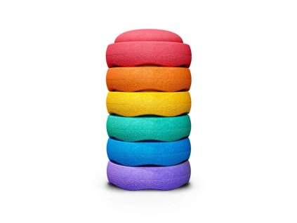 Stapelstein - Original Mini rainbow classic set - balanční kameny