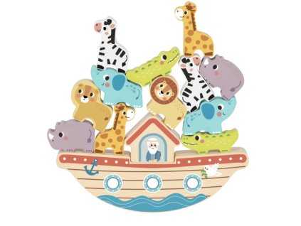 TP104 Tooky Toy - Balanční hra - Noemova archa 2v1