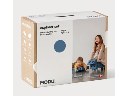 MODU - Stavebnice Explorer Set Blue / Sky Blue