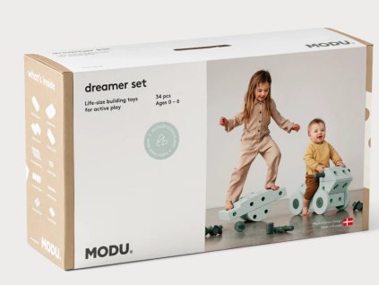 MODU - Stavebnice Dreamer Set Ocean Mint / Forest Green