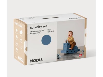 MODU - Stavebnice Curiosity Set Deep Blue / Sky Blue