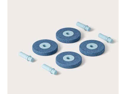 MODU - Pěnová kolečka - 4ks Sky Blue