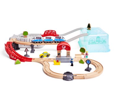 HAPE - Vláčkodráha City - 48 dílků