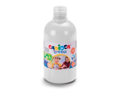 Carioca Temperové barvy 500 ml - bílá