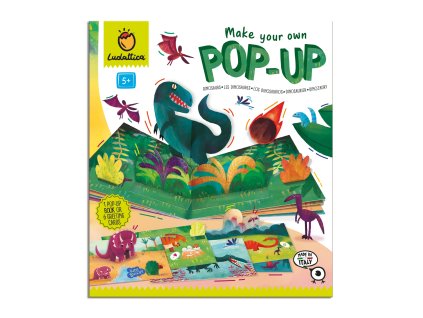 Ludattica - Vytvořte si svůj první POP UP - DINOSAUŘI