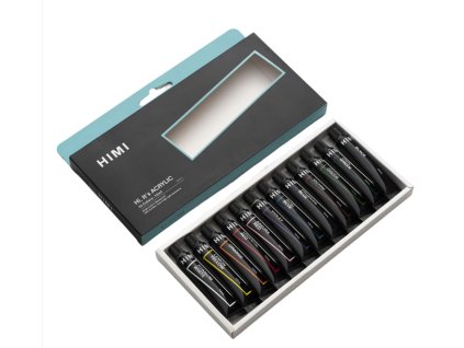 HIMI akrylové barvy Set - 12 x 12 ml
