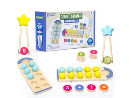 3995 2 learning resources drevena sada pro pocitani a prirazovani