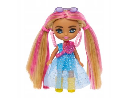 30877 2 barbie extra mini minis s modrymi saty