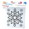 Šablona Creatissimo sněhové vločky
