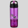 8441 carl oscar water bottle 2 in 1 lahev na vodu 2 v 1 fialova
