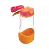 8882 b box sportovni lahev ruzova oranzova 450 ml
