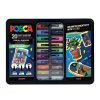 Posca sada popisovačů PC-1M/PC-3M/PC-5M, POP, PC-1M: 6 ks, PC-3M: 7 ks, PC-5M: 7 ks, mix barev (20 ks)