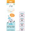 Glo Pals - svítící senzorické kostky do vody-vícebarevné-Party Pal 4 ks