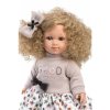 Llorens 53549 ELENA - realistická panenka s měkkým látkovým tělem - 35 cm