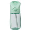 b.box - Láhev na pití s brčkem Junior 380 ml - spearmint
