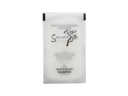Vlasový a tělový šampon hotelový 7 ml Sakura