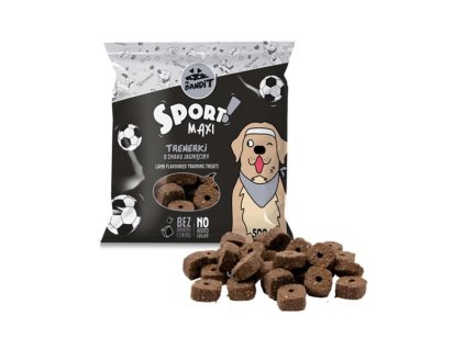 Pamlsok Mr. Bandit sport maxi lamb training treats 500g