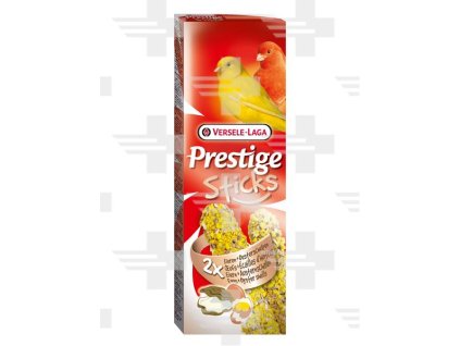 Pamlsok VL Prestige Sticks Canaries Eggs & Oyster Shells 2 ks- tyčinky s vajcom a drvenými lastúrami 60 g