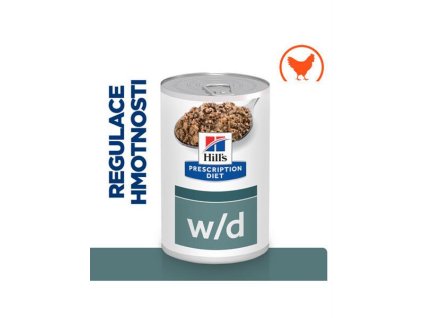 HILLS Diet Canine w/d KONZ NEW 370 g