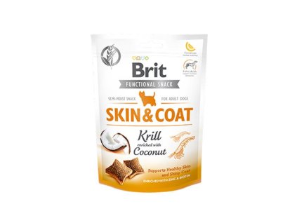 Pamlsok Brit Care Dog Functional Snack Skin and Coat Krill 150 g