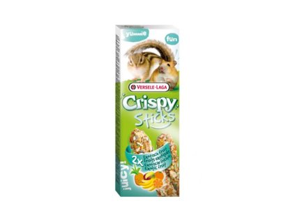 Pamlsok VL Crispy Sticks Hamsters-Squirrels Exotic Fruit- exotické ovocie, škrečok/veverička 2ks 110 g