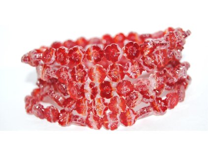 Hawaii flowers 10mm - Table cut beads