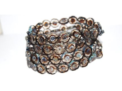 Hawaii flowers 12mm - Table cut beads